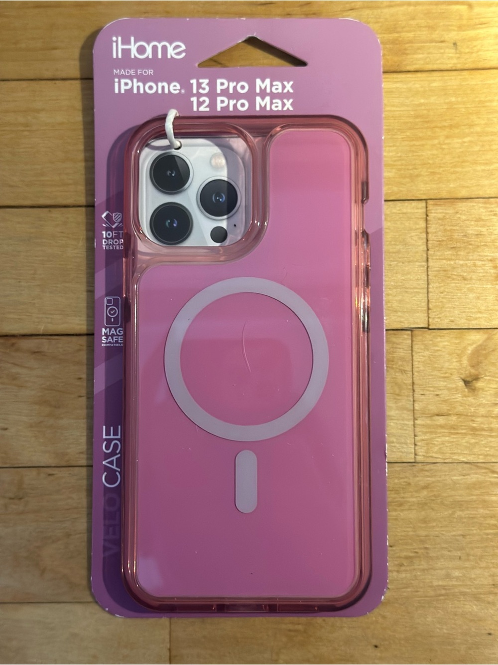 iHome Pink MagSafe Case for iPhone 13 Pro Max / 12 Pro Max
